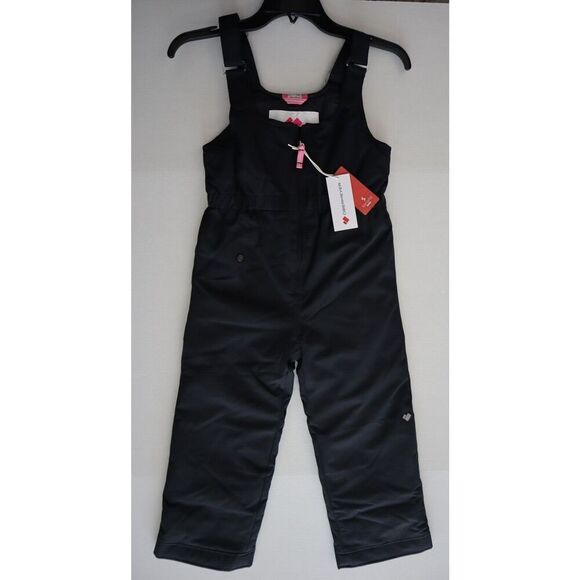 Obermeyer 55034-16009 Toddler Girls Sz 7 Black Snoverall Snow Pants - Picture 1 of 8